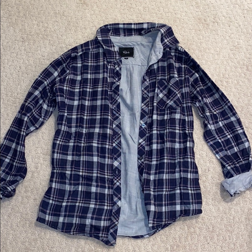 Rails Purple And Grey Flannel - image 1